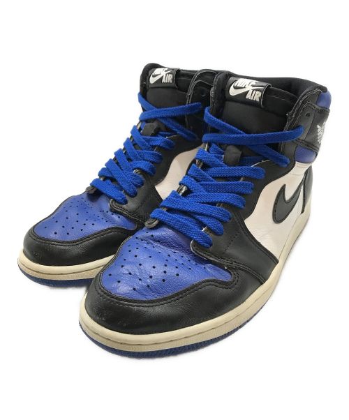 NIKE（ナイキ）NIKE (ナイキ) AIR JORDAN 1 RETRO HIGH OG ブルー×ブラック サイズ:27cmの古着・服飾アイテム