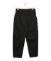 H BEAUTY&YOUTH (エイチ ビューティアンドユース) WOOL GAVA VACANT EASY PANTS ブラック サイズ:38：8000円