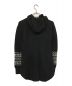 BLACK COMME des GARCONS (ブラック コムデギャルソン) 袖ウール切替フードジャケット ブラック サイズ:XXS：3980円