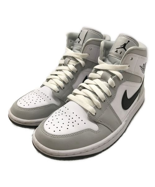 NIKE（ナイキ）NIKE (ナイキ) WMNS AIR JORDAN 1 MID グレー サイズ:24cmの古着・服飾アイテム