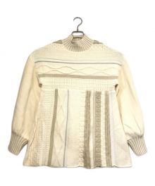 Eaphi（エフィ）の古着「strata design knit」｜アイボリー