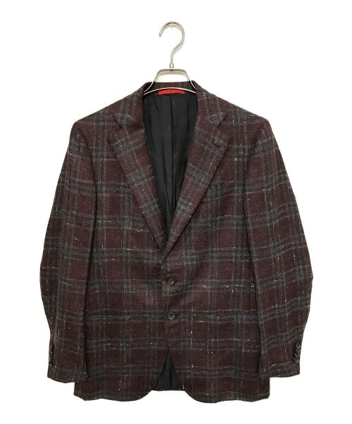 ISAIA（イザイア）ISAIA (イザイア) テーラードジャケット ボルドー サイズ:46の古着・服飾アイテム