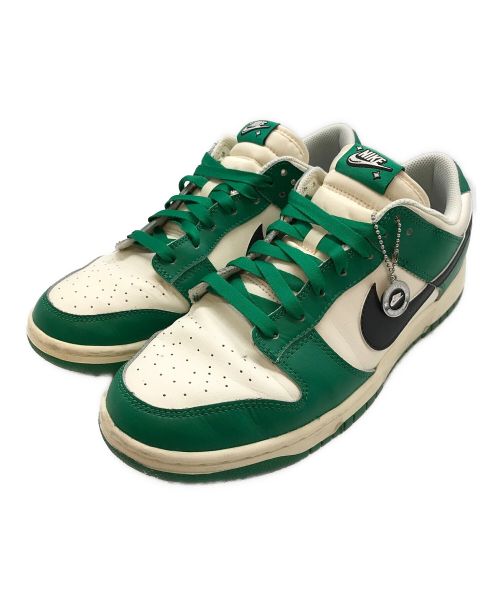 NIKE（ナイキ）NIKE (ナイキ) DUNK LOW RETRO SE ホワイト×グリーン サイズ:28cmの古着・服飾アイテム