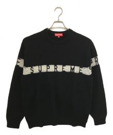 SUPREME（シュプリーム）の古着「Inside Out Logo Sweater / インサイド アウト ロゴ セーター」｜ブラック