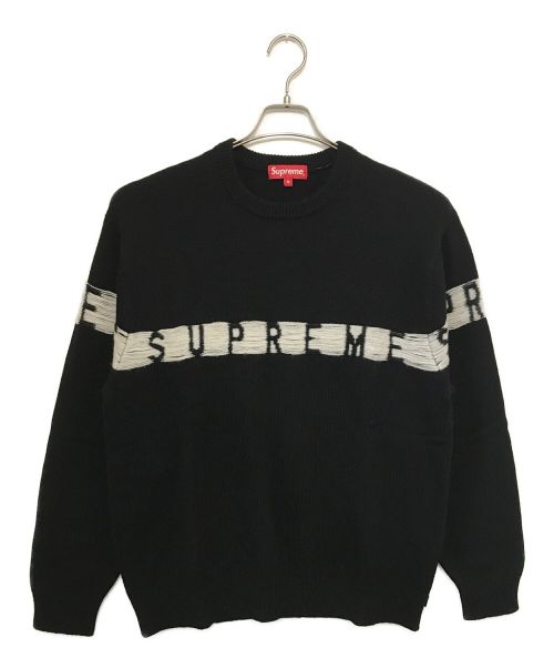 SUPREME（シュプリーム）SUPREME (シュプリーム) Inside Out Logo Sweater / インサイド アウト ロゴ セーター ブラック サイズ:Mの古着・服飾アイテム