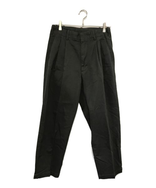 STEVEN ALAN（スティーブンアラン）STEVEN ALAN (スティーブンアラン) STRC DRILL 2PLEATED PANTS-BOLD グレー サイズ:SIZE　Sの古着・服飾アイテム