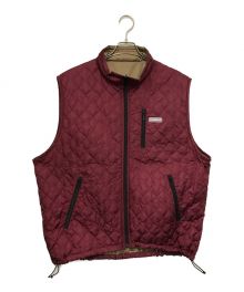 KEBOZ×NANGA（ケボズ×ナンガ）の古着「REVERSIBLE DOWN VEST/リバーシブルダウンベスト」｜バーガンディー