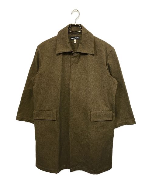 MONITALY（モニタリー）MONITALY (モニタリー) ステンカラーコート オリーブ サイズ:40の古着・服飾アイテム