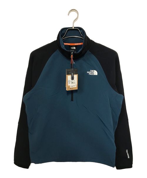 THE NORTH FACE（ザ ノース フェイス）THE NORTH FACE (ザ ノース フェイス) ハーフジップフリーススウェット ブルー サイズ:Ｍの古着・服飾アイテム