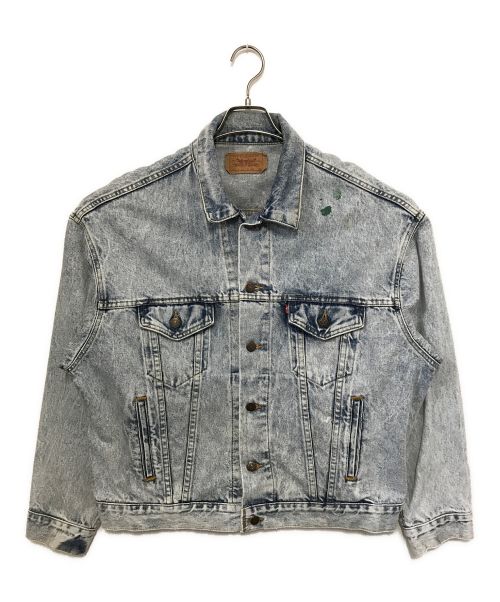 LEVI'S（リーバイス）LEVI'S (リーバイス) ケミカルウォッシュデニムジャケット インディゴ サイズ:XLの古着・服飾アイテム