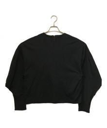 RIM.ARK（リムアーク）の古着「Curved line cotton tops」｜ブラック