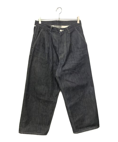 Graphpaper（グラフペーパー）Graphpaper (グラフペーパー) Selvage Denim Two Tuck Pants インディゴ サイズ:1の古着・服飾アイテム