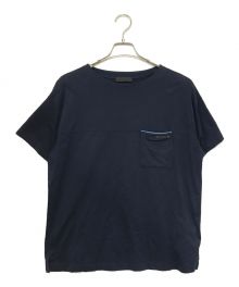 PRADA（プラダ）の古着「ポケットTシャツ」｜ネイビー