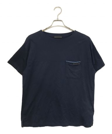 中古・古着通販】PRADA (プラダ) ポケットTシャツ ネイビー サイズ:Ｍ 