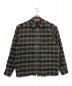 SUPREME（シュプリーム）の古着「Shadow Plaid Flannel Zip Up Shirt」｜グリーン