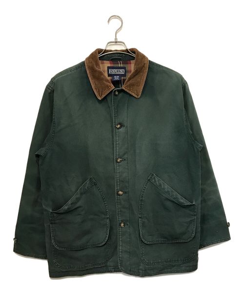 LAND'S END（ランズエンド）LAND'S END (ランズエンド) ハンティングジャケット グリーン サイズ:Ⅼの古着・服飾アイテム