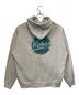 KEBOZ (ケボズ) BB LOGO SWEAT HOODIE ライトグレー サイズ:Ⅼ：7000円