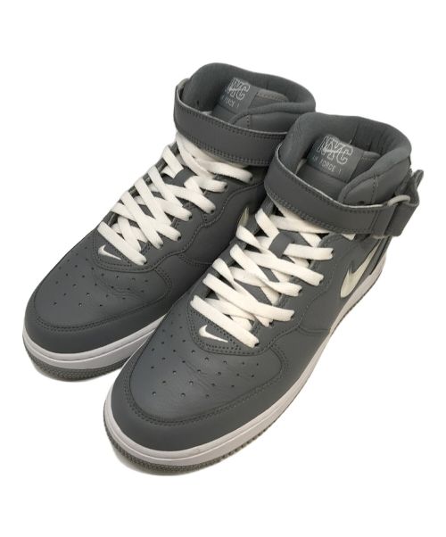 NIKE（ナイキ）NIKE (ナイキ) AIR FORCE 1 MID QS / エア フォース 1 ミッド QS グレー サイズ:27の古着・服飾アイテム