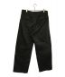 ANCELLM (アンセルム) PAINT CHINO TROUSERS ブラック サイズ:２：20000円