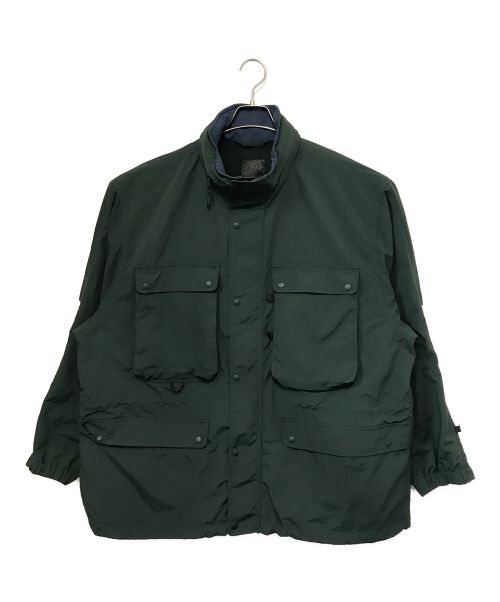 DAIWA PIER39（ダイワ ピア39）DAIWA PIER39 (ダイワ ピア39) TECH PERFECT FISHING JACKET グリーン×ネイビー サイズ:XLの古着・服飾アイテム