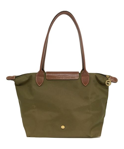 LONGCHAMP（ロンシャン）LONGCHAMP (ロンシャン) ナイロンハンドバッグ オリーブの古着・服飾アイテム