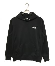 THE NORTH FACE（ザ ノース フェイス）の古着「バックスクエアロゴフーディー」｜ブラック