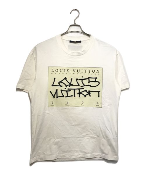 LOUIS VUITTON（ルイ ヴィトン）LOUIS VUITTON (ルイ ヴィトン) グラフィックロゴプリントTシャツ ホワイト サイズ:XLの古着・服飾アイテム