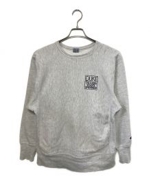 Champion REVERSE WEAVE（チャンピオン リバース ウィーブ）の古着「90's ロゴ刺繍スウェット」｜グレー