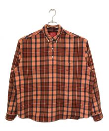 SUPREME（シュプリーム）の古着「Pullover Plaid Flannel Shirt」｜ピンク