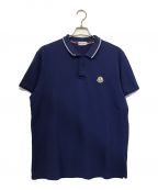 MONCLERモンクレール）の古着「MAGLIA POLO MANICA CORTA / マグリア ポロ マニカ コルタ ポロシャツ」｜ブルー