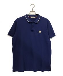 MONCLER（モンクレール）の古着「MAGLIA POLO MANICA CORTA / マグリア ポロ マニカ コルタ ポロシャツ」｜ブルー