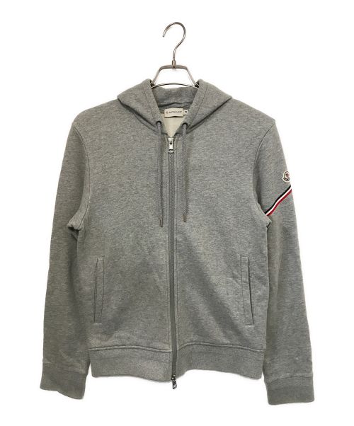 MONCLER（モンクレール）MONCLER (モンクレール) MAGLIA CARDIGAN グレー サイズ:Ｍの古着・服飾アイテム