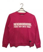 NEIGHBORHOODネイバーフッド）の古着「C-CREW.LS」｜ピンク