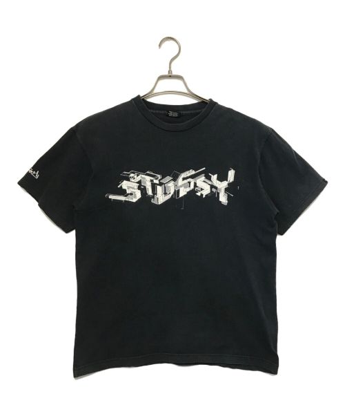 stussy（ステューシー）stussy (ステューシー) プリントTシャツ ブラック サイズ:不明の古着・服飾アイテム