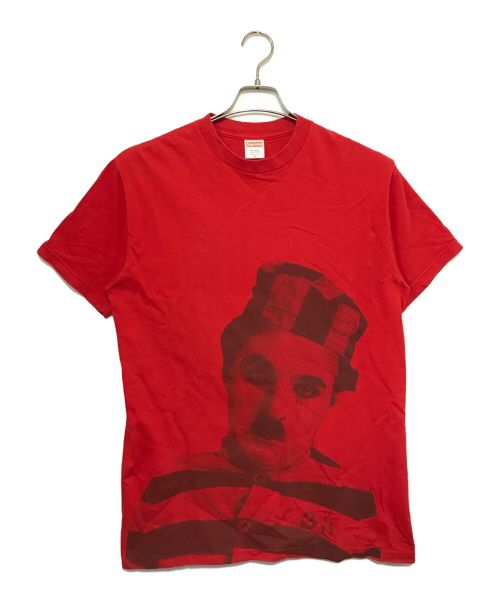 SUPREME（シュプリーム）Supreme (シュプリーム) Charlie Chaplin Tee レッド サイズ:Mの古着・服飾アイテム