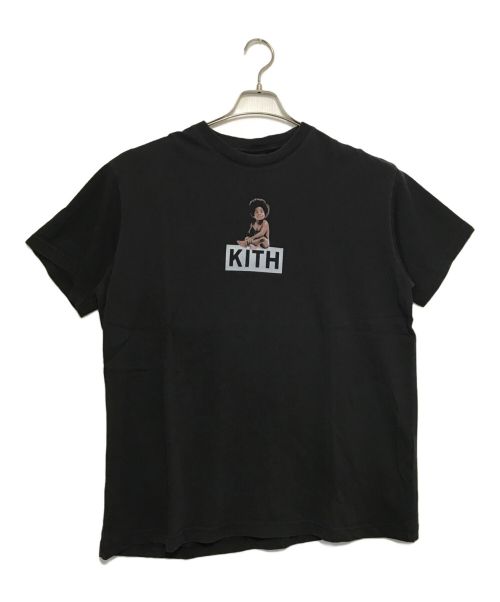 KITH（キス）KITH (キス) Ready To Die Box Logo Vintage Tee ブラック サイズ:Sの古着・服飾アイテム