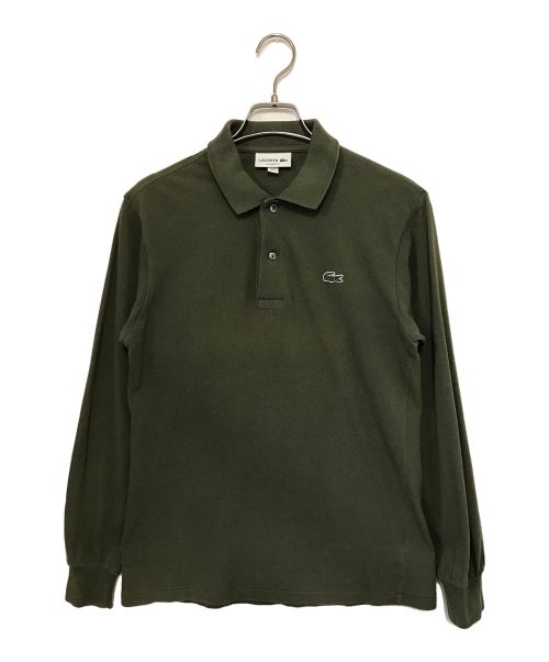 LACOSTE（ラコステ）LACOSTE (ラコステ) 長袖ポロシャツ オリーブ サイズ:FR 2の古着・服飾アイテム