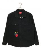 SUPREMEシュプリーム）の古着「gonz corduroy work shirt」｜ブラック