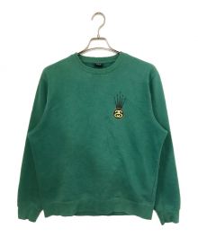 stussy（ステューシー）の古着「プリントスウェット」｜グリーン