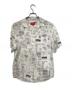 SUPREMEシュプリーム）の古着「Receipts Rayon S/S Shirt」｜ホワイト