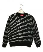 SUPREMEシュプリーム）の古着「Radial Crewneck」｜ブラック