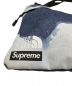 中古・古着 Supreme (シュプリーム) THE NORTH FACE (ザ ノース フェイス) Bleached Denim Print Shoulder Bag ブルー：8000円