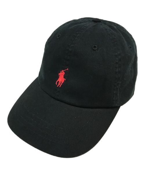 POLO RALPH LAUREN（ポロ・ラルフローレン）POLO RALPH LAUREN (ポロ・ラルフローレン) Sport Cap-Hat ブラックの古着・服飾アイテム