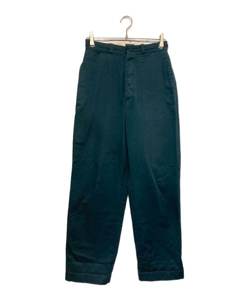 leno（リノ）LENO (リノ) WIDE CHINO TROUSERS / ワイド チノ トラウザーズ グリーン サイズ:W30の古着・服飾アイテム