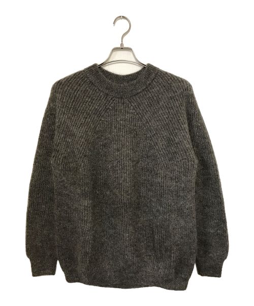 BATONER（バトナ―）BATONER (バトナ―) BATONER MOHAIR CREW NECK KNIT グレー サイズ:2の古着・服飾アイテム