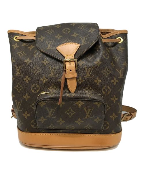 LOUIS VUITTON（ルイ ヴィトン）LOUIS VUITTON (ルイ ヴィトン) モノグラム モンスリMM リュック ブラウンの古着・服飾アイテム