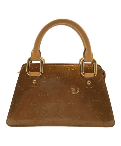 LOUIS VUITTON（ルイ ヴィトン）LOUIS VUITTON (ルイ ヴィトン) ヴェルニ ミニフォーサイス ハンドバッグ ブロンズの古着・服飾アイテム