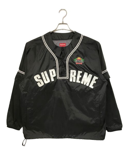 SUPREME（シュプリーム）SUPREME (シュプリーム) Snap-Off Sleeve L/S Baseball Top ブラック サイズ:Ｍの古着・服飾アイテム