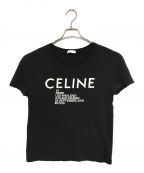 CELINEセリーヌ）の古着「半袖カットソー」｜ブラック