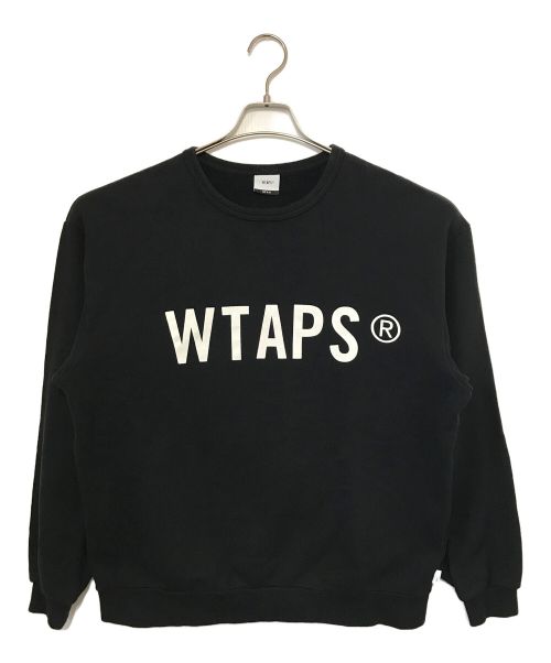 WTAPS（ダブルタップス）WTAPS (ダブルタップス) プリントスウェット ブラック サイズ:03の古着・服飾アイテム